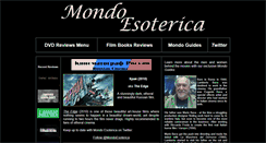 Desktop Screenshot of mondo-esoterica.net